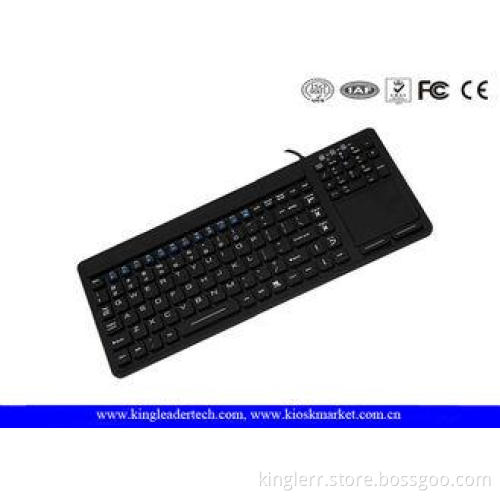 Rugged Waterproof Silicone Keyboard With 107Keys And Touchp